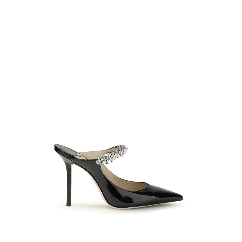 Jimmy Choo Bing 100 Black Leather Heel Miles