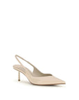 LE SILLA Vivienne Leather Mid Heel Pumps - Ivory