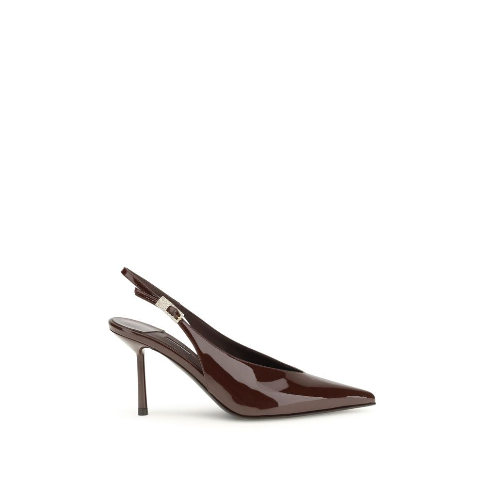 LE SILLA Clivage Décolleté Stiletto Heel Slingback Pumps