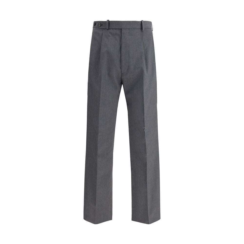 Prada Gray/Grey Wool Suit Pants