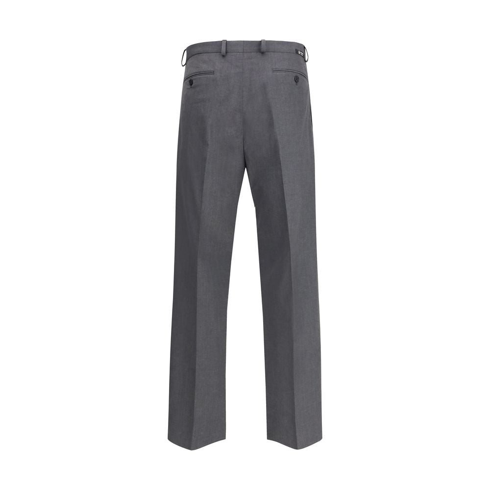 Prada Gray/Grey Wool Suit Pants