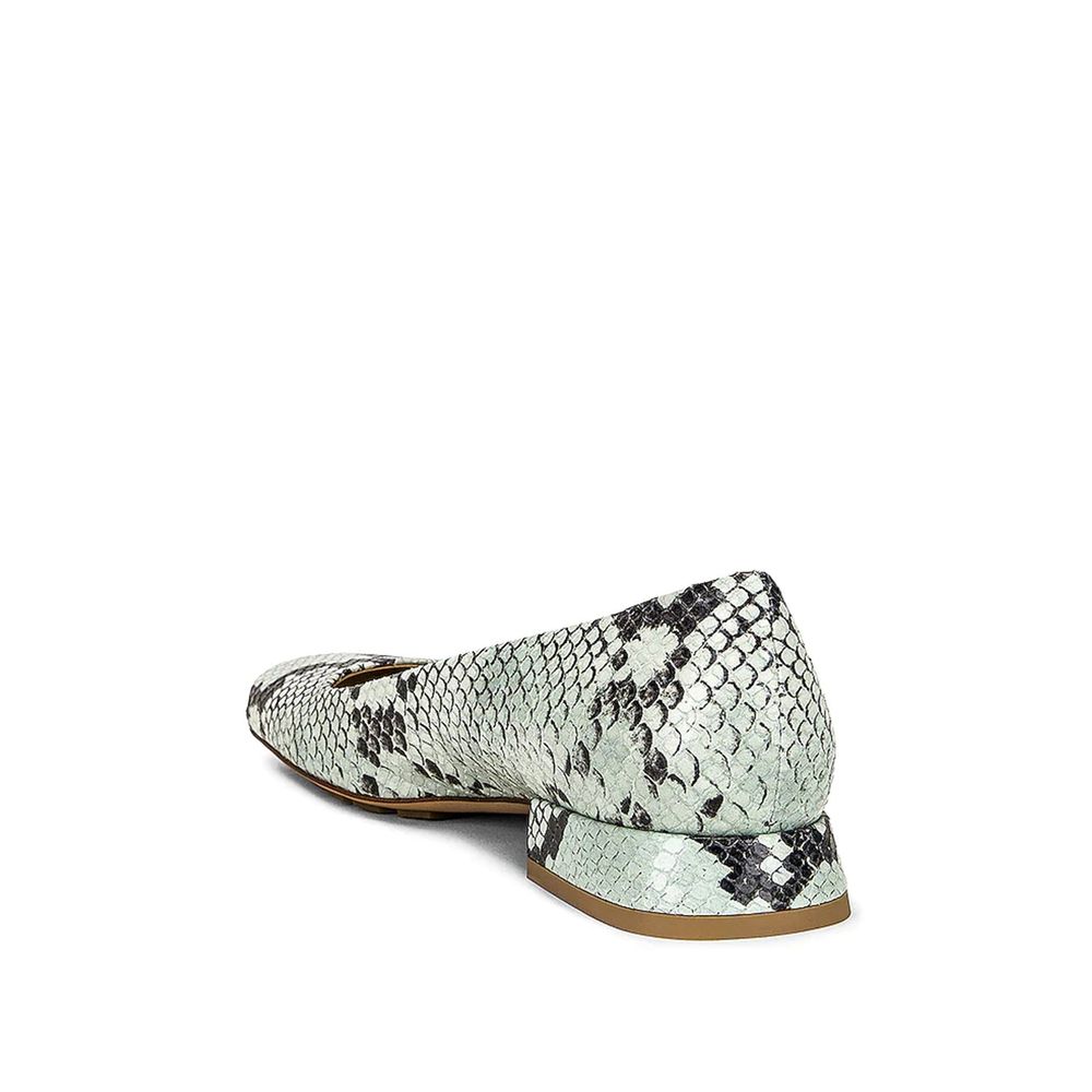 Bottega Veneta Leather Embossed Python Pumps