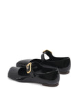 Chloé Black Leather Mary Jane Shoes
