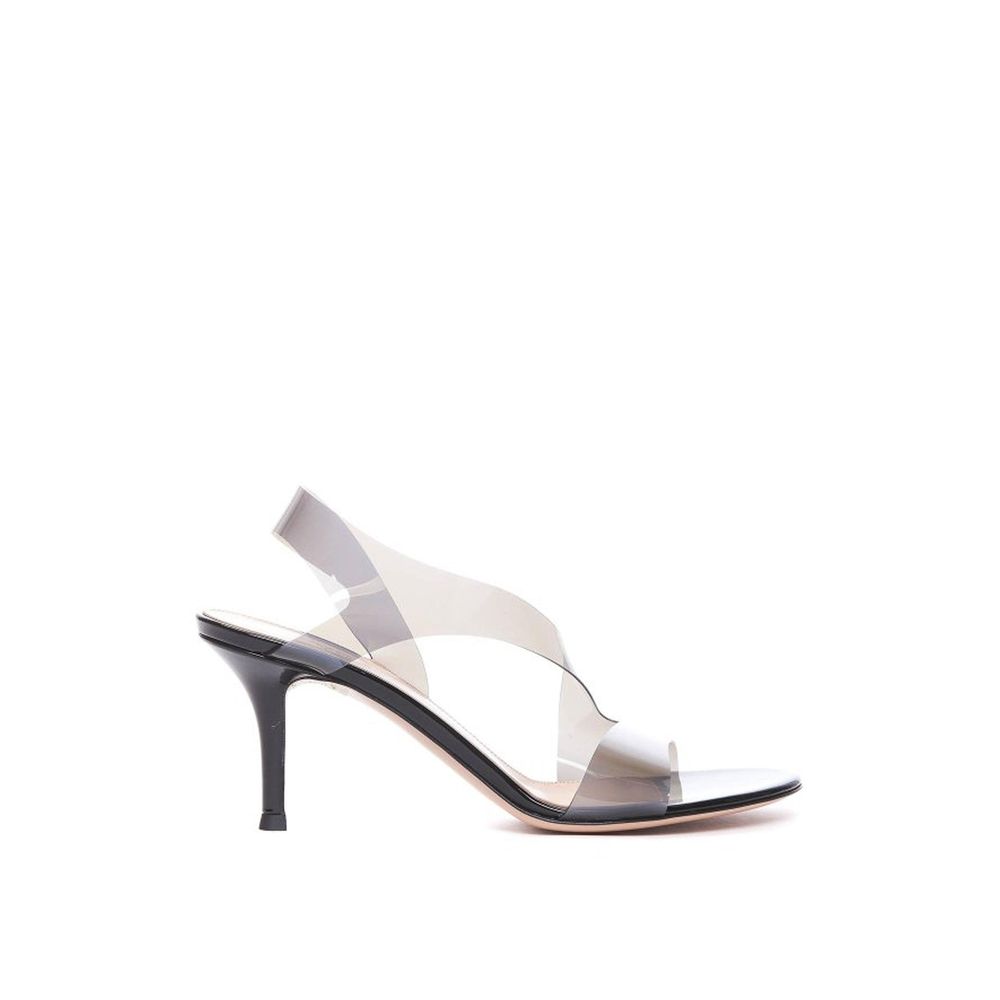 Gianvito Rossi Transparent Strap Heel Sandals