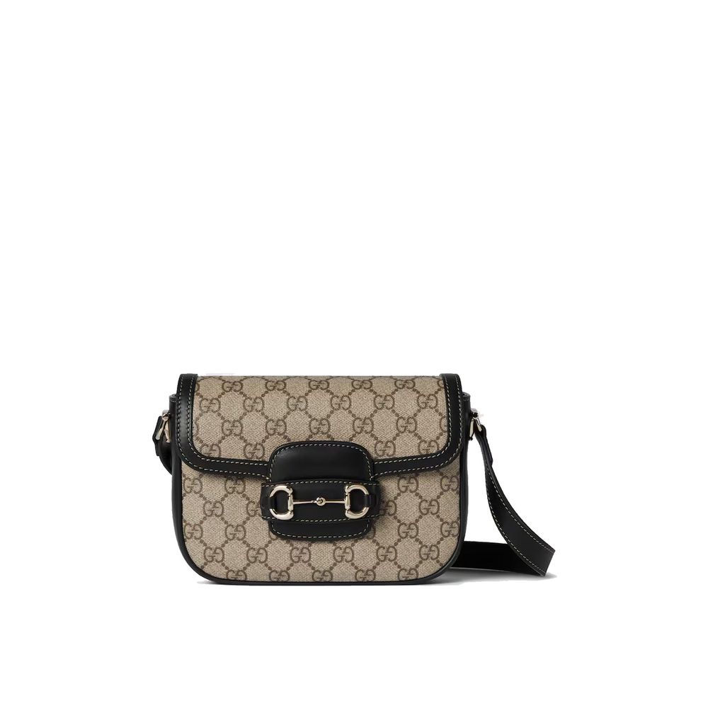 Gucci GG Monogram Leather Shoulder Bag