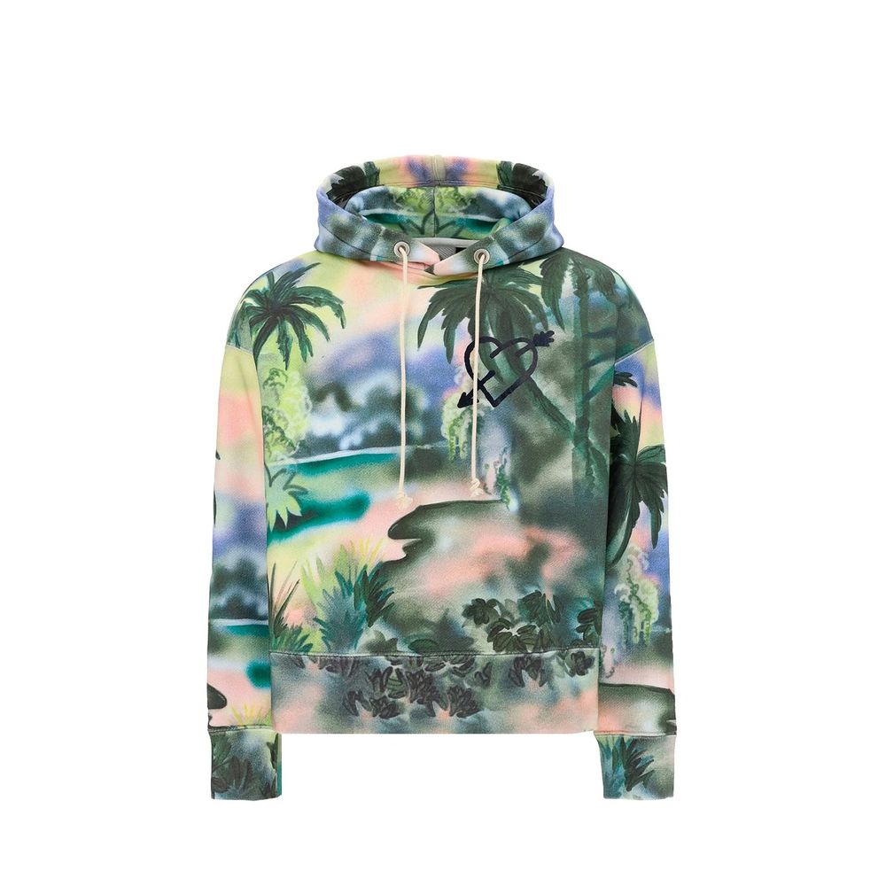 Palm Angels Island Motif Hoodie
