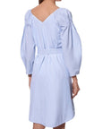 Stella McCartney Cotton Mini Dress - Cerulean Blue