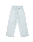Stella McCartney Cotton Wide Leg Pants - Bleached Blue