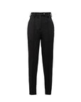 Prada High-Rise Tapered Slim Fit Pants - Black