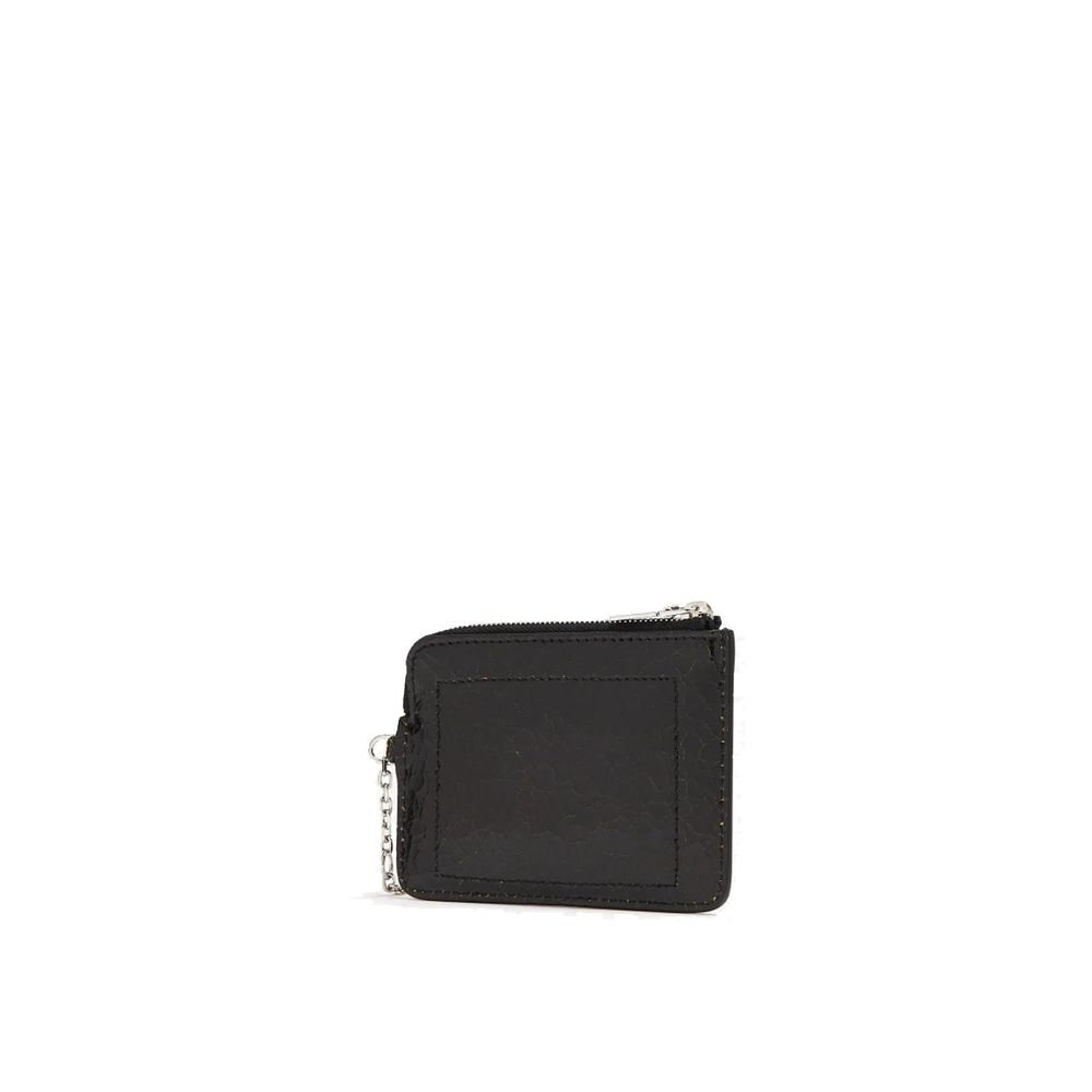 Alexander McQueen Black Leather Clutch Bag