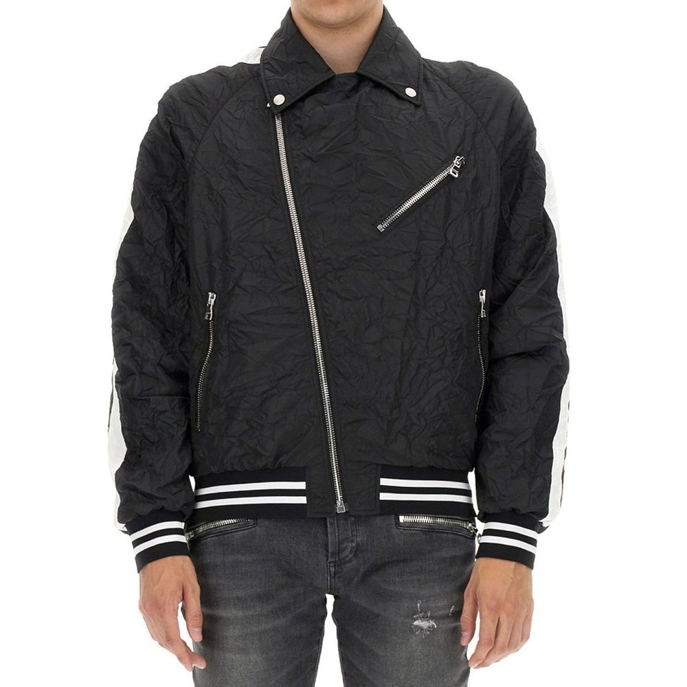 Balmain Black Varsity Bomber