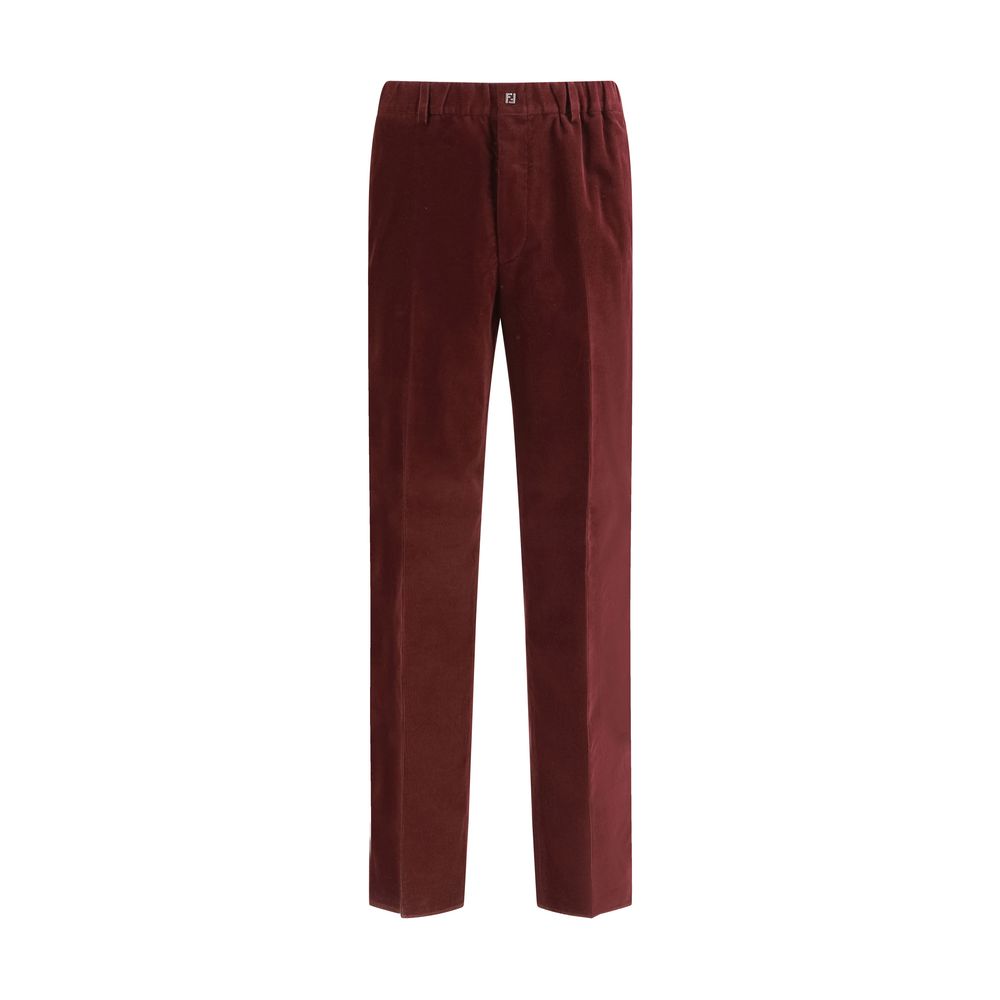 Fendi Corduroy Pants - Bordeaux