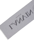 Lanvin Logo Gray/Grey Wool-Silk Scarf