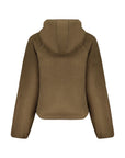 Guess Jeans Brown Hooded Jacket