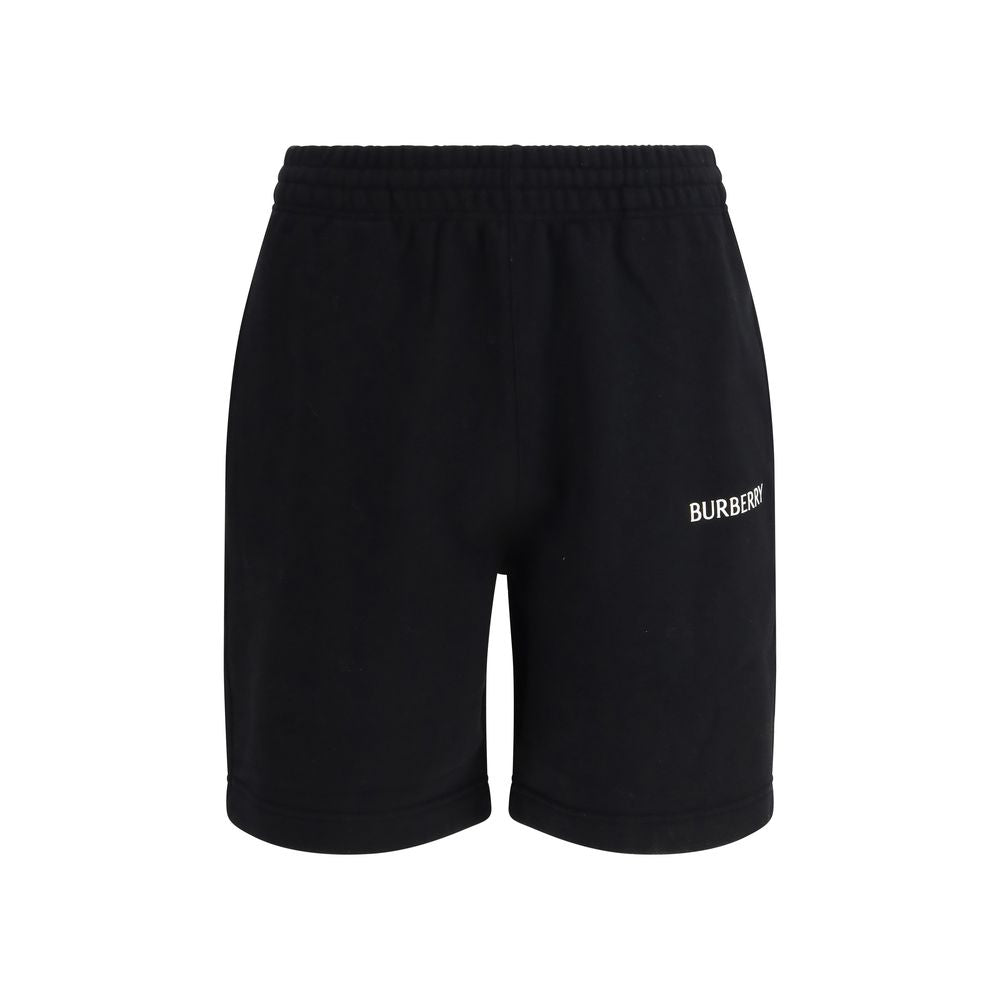 Burberry Logo Black Longline Shorts