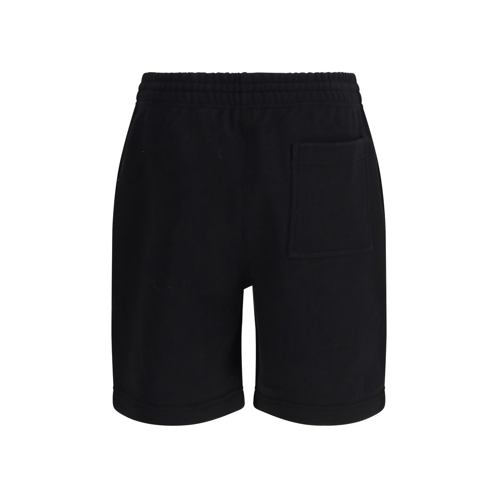 Burberry Logo Black Longline Shorts