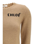 Chloé Logo Wool-Cashmere Sweater