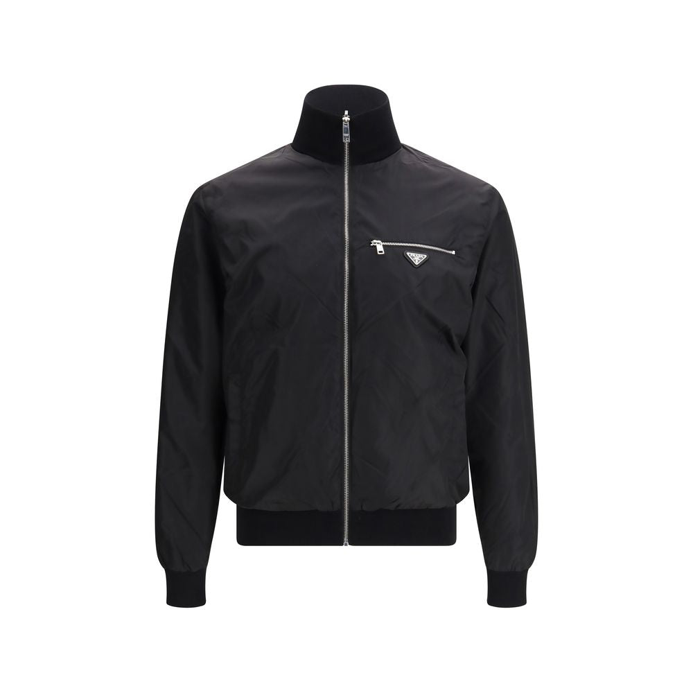 Prada Black Reversible Wool Jacket