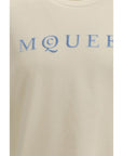 Alexander McQueen Cream/Beige Cotton T-Shirt