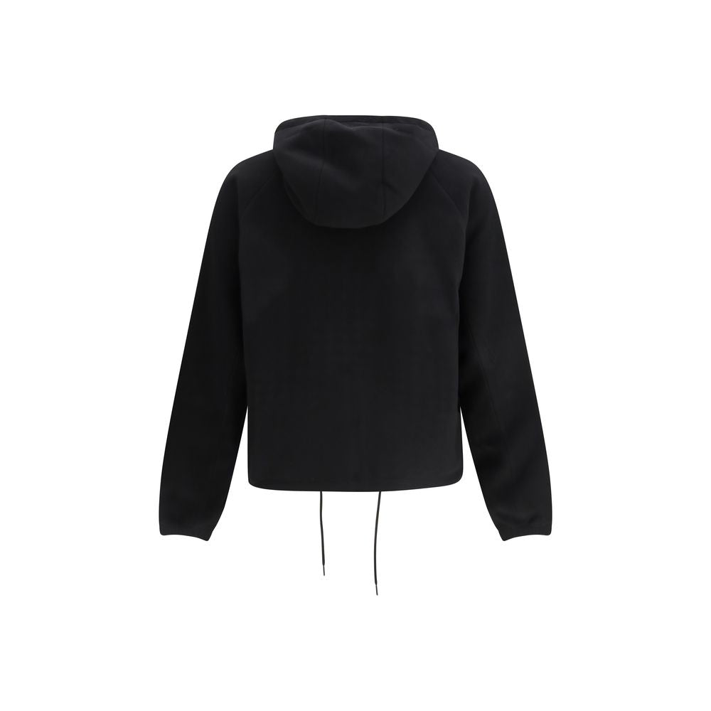 Prada Black Blouson Hooded Jacket