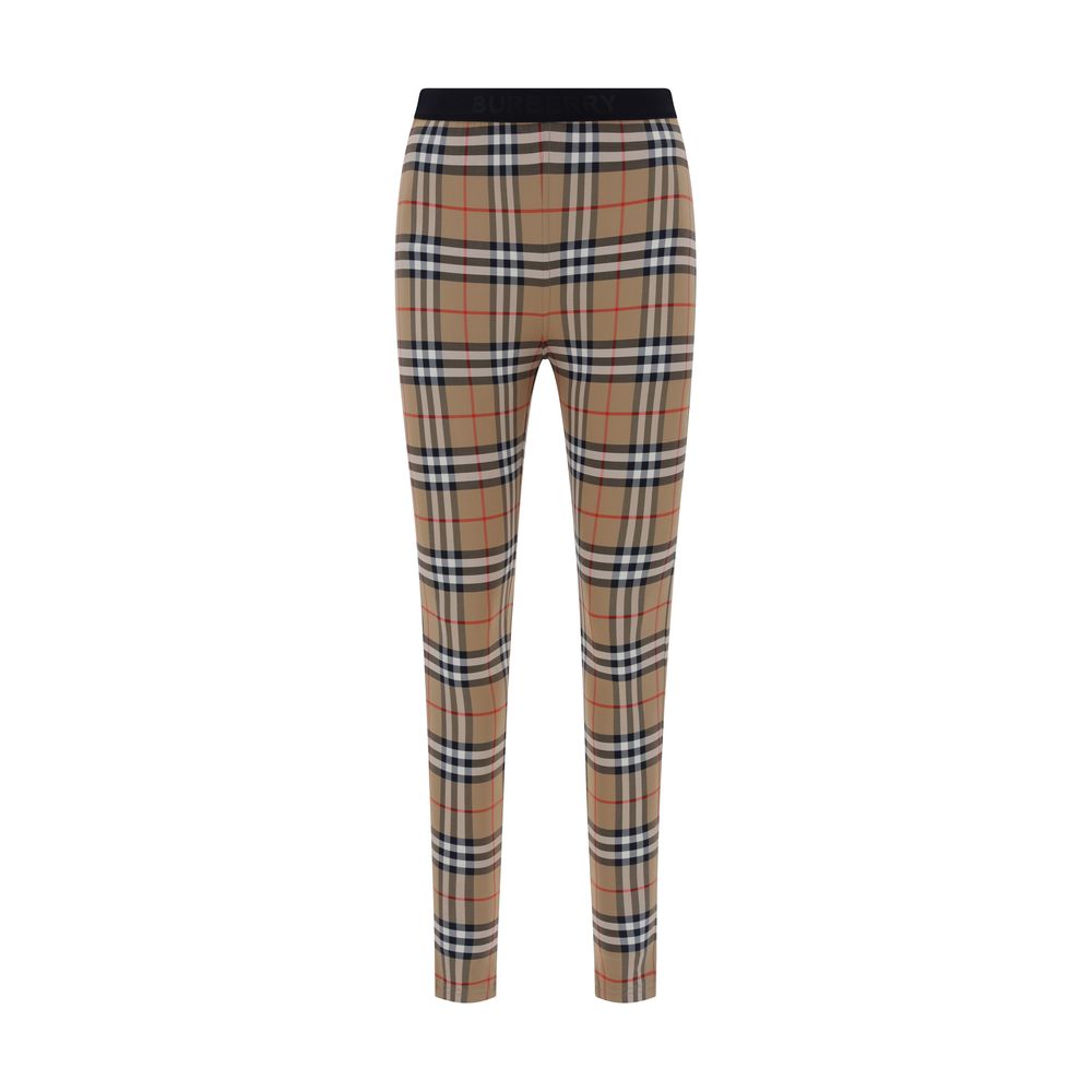Burberry Checkered Leggings