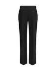 Alexander McQueen Black Wool Pinstripe Suit Pants