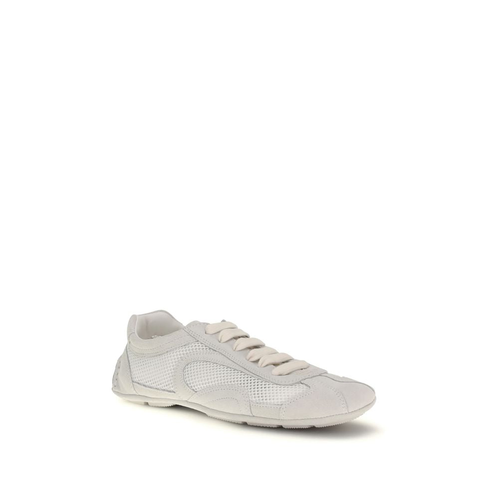 Prada White Montecarlo Sneakers