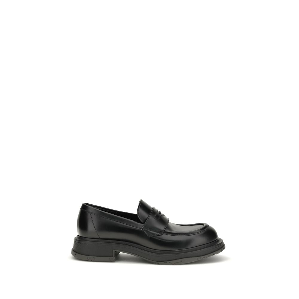 Gucci Black Leather Loafers
