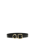 Jacquemus Black Leather Regular Belt