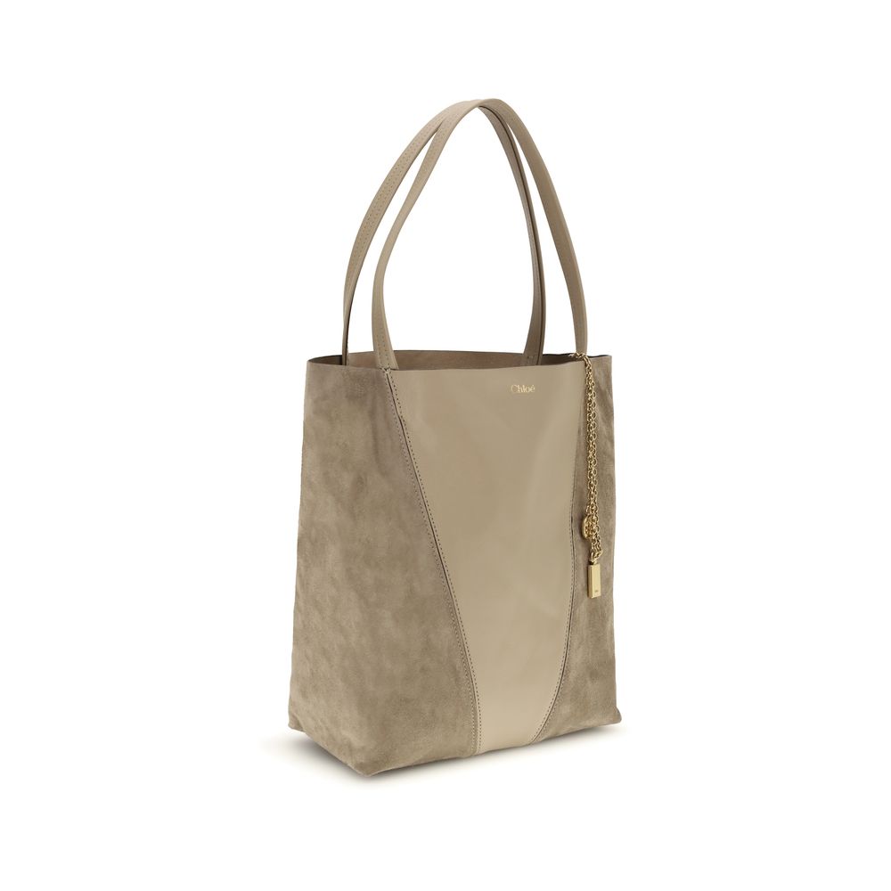 Chloé Spin Leather Tote & Shoulder Bag