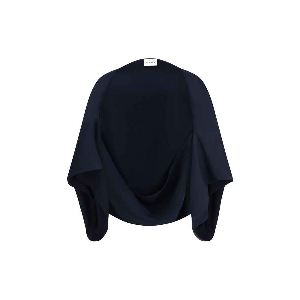 P.A.R.O.S.H. Bolero Cardigan - Dark Blue