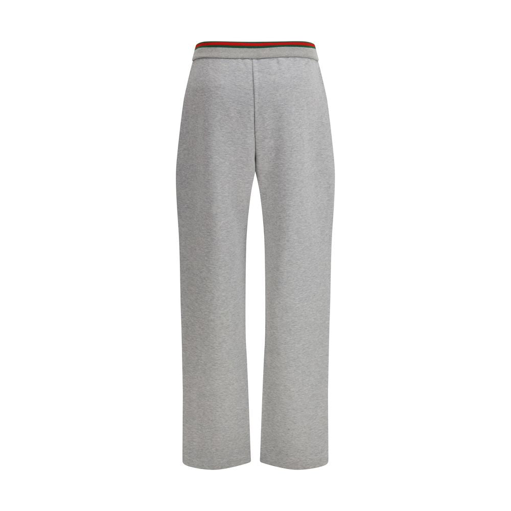Gucci Gray/Grey Cotton Casual Pants
