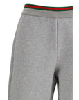 Gucci Gray/Grey Cotton Casual Pants