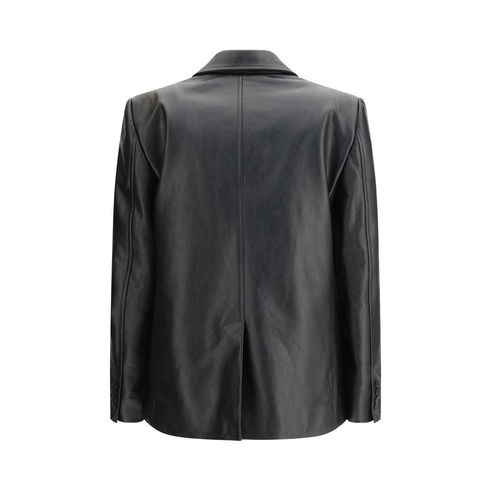 Balenciaga Leather Jacket - Black