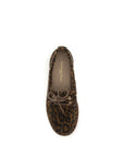 Gianvito Rossi Leopard Print Boat Shoes