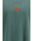 Balenciaga Sage Green Cotton T-Shirt