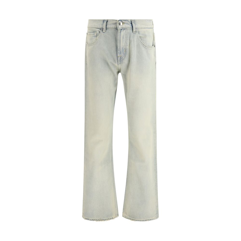 7FOR Bleach Wash Bootcut Jeans