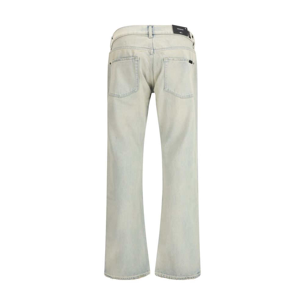 7FOR Bleach Wash Bootcut Jeans