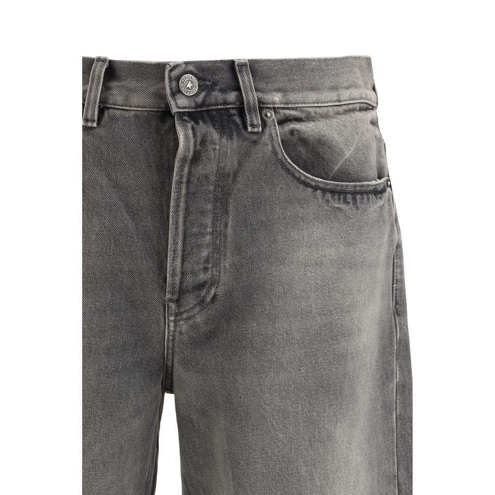 Golden Goose Gray/Grey Wide Leg Jeans