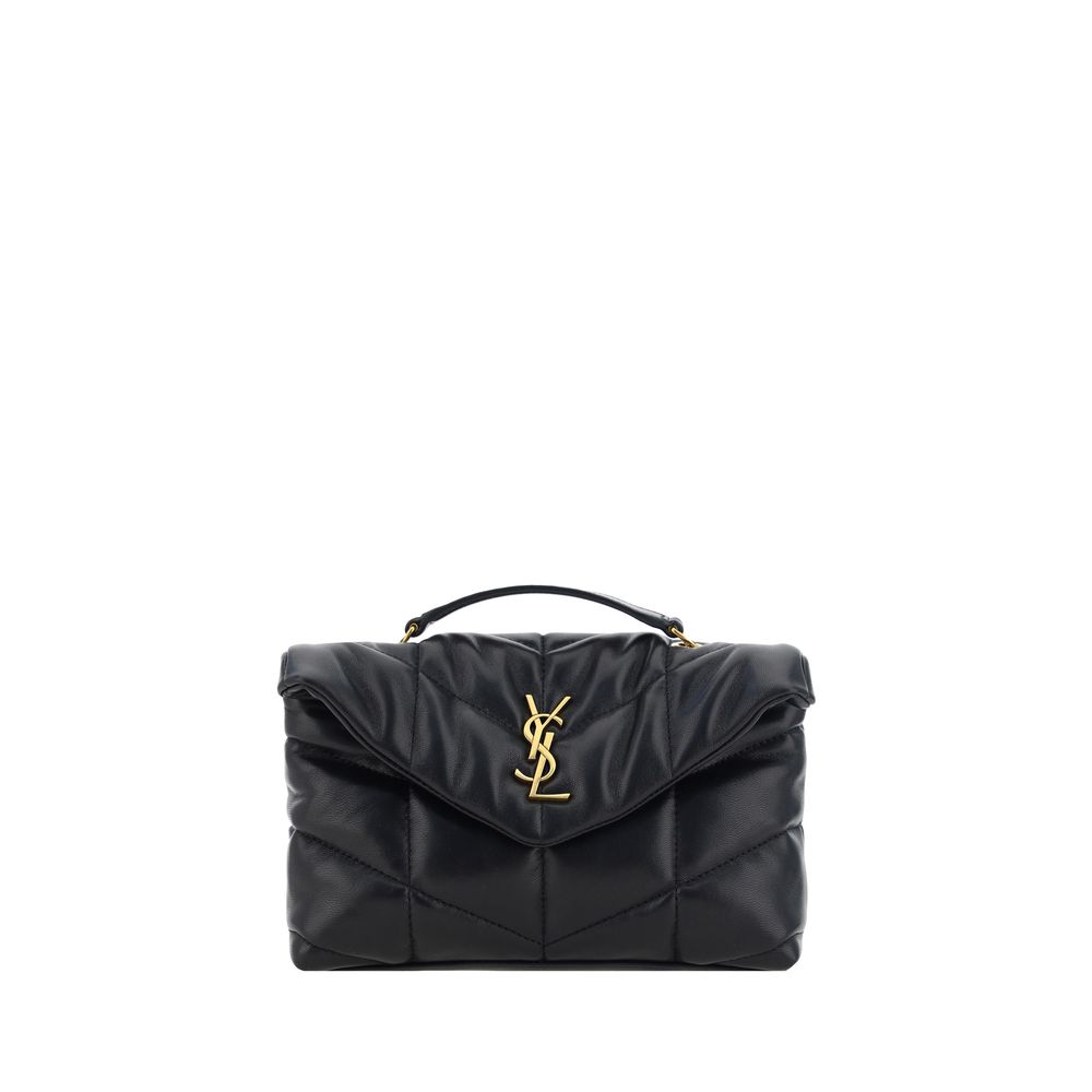 Saint Laurent Quilted Black Leather Shoulder Bag