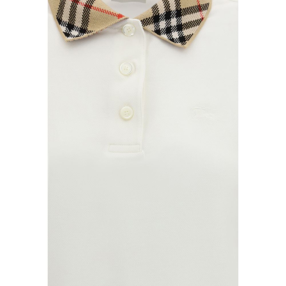 Burberry Checkered Collar Polo Shirt