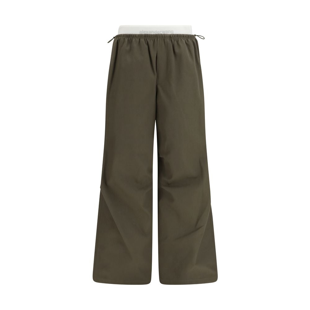 Alexander Wang Khaki Layered Pants