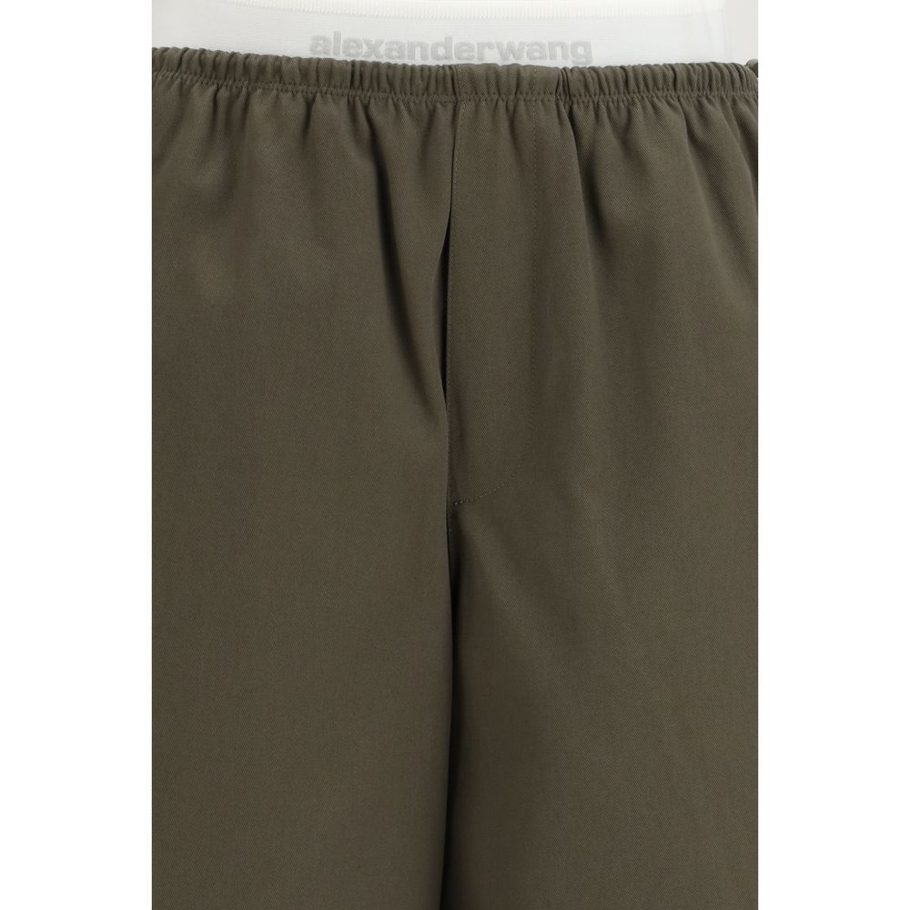 Alexander Wang Khaki Layered Pants