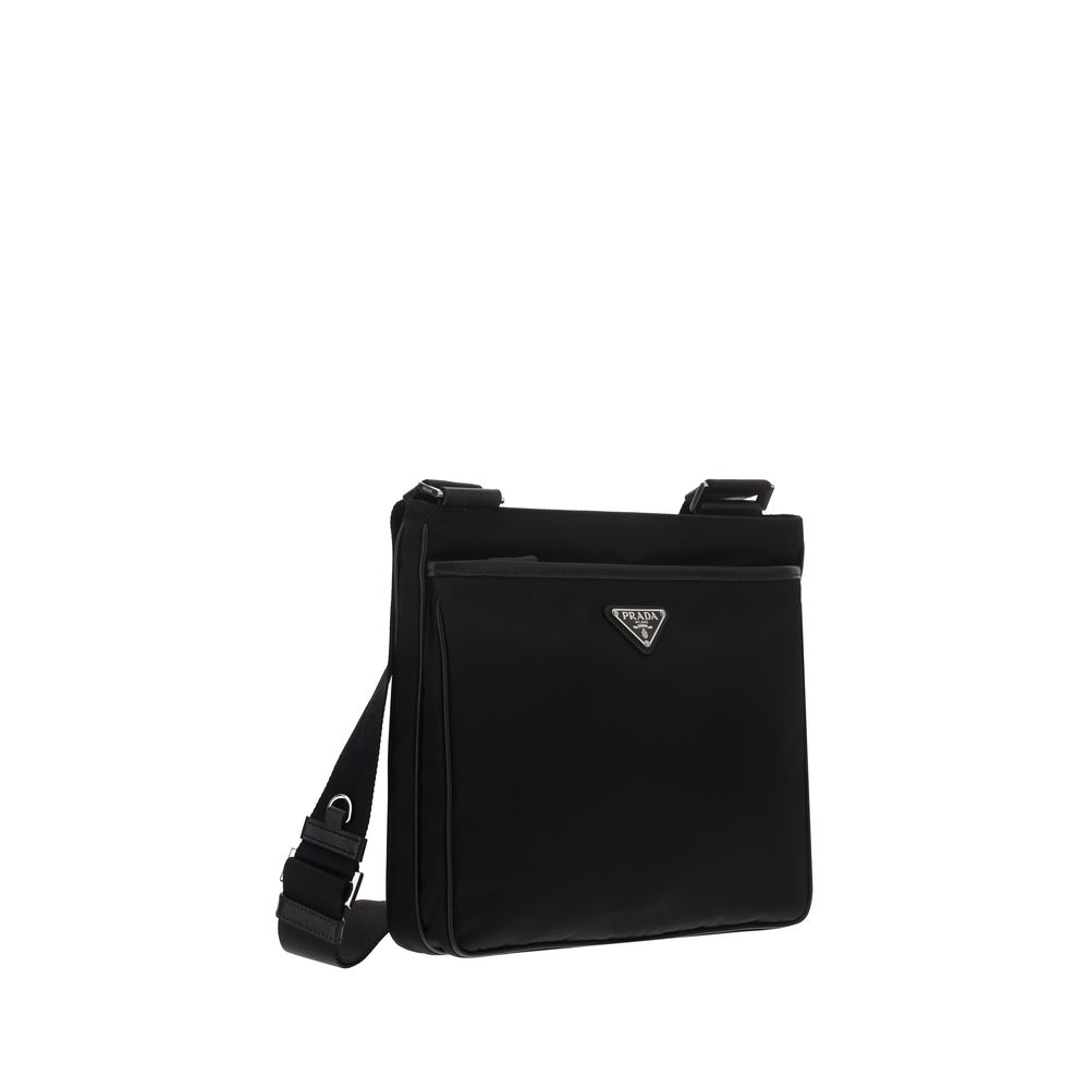 Prada Re-Nylon Utility Crossbody Bag - Black