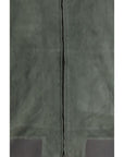 Salvatore Santoro Gray/Grey Leather Bomber Jacket