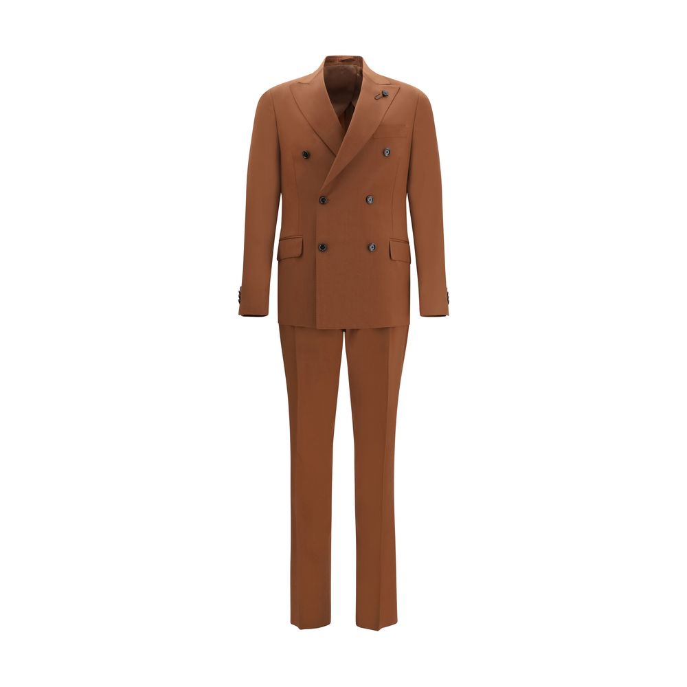 Lardini Rust Cotton-Rich Full Suit