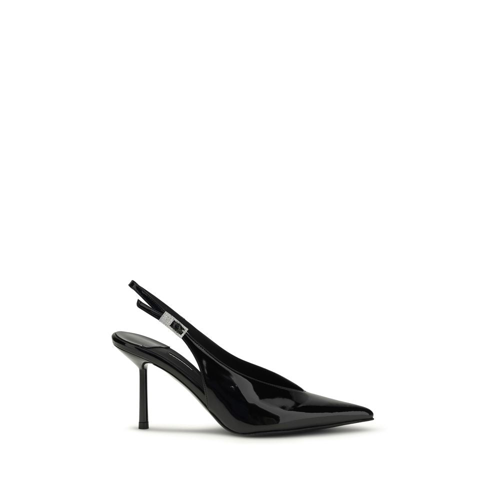 LE SILLA Clivage High Heel Slingback Pumps - Black