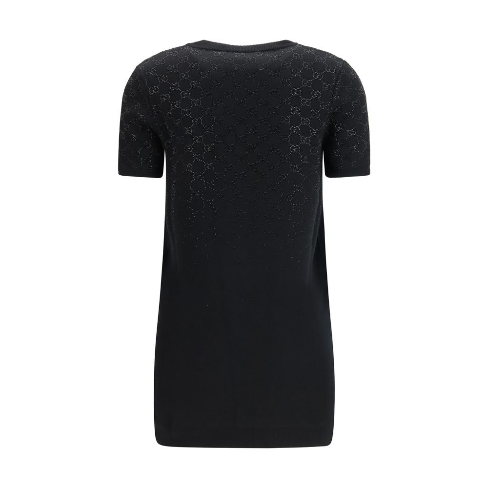 Gucci GG Black Wool Mini Dress