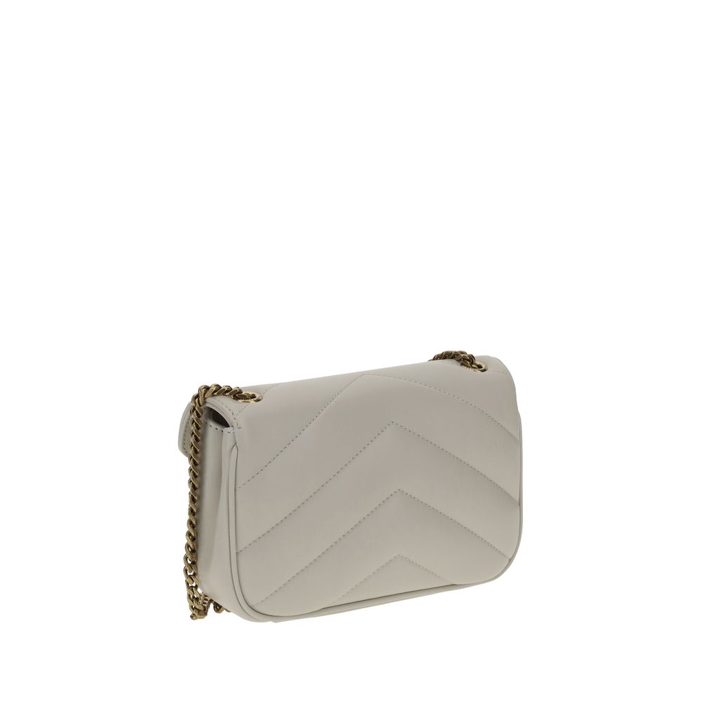 Saint Laurent Lou Lou Shoulder Bag - White