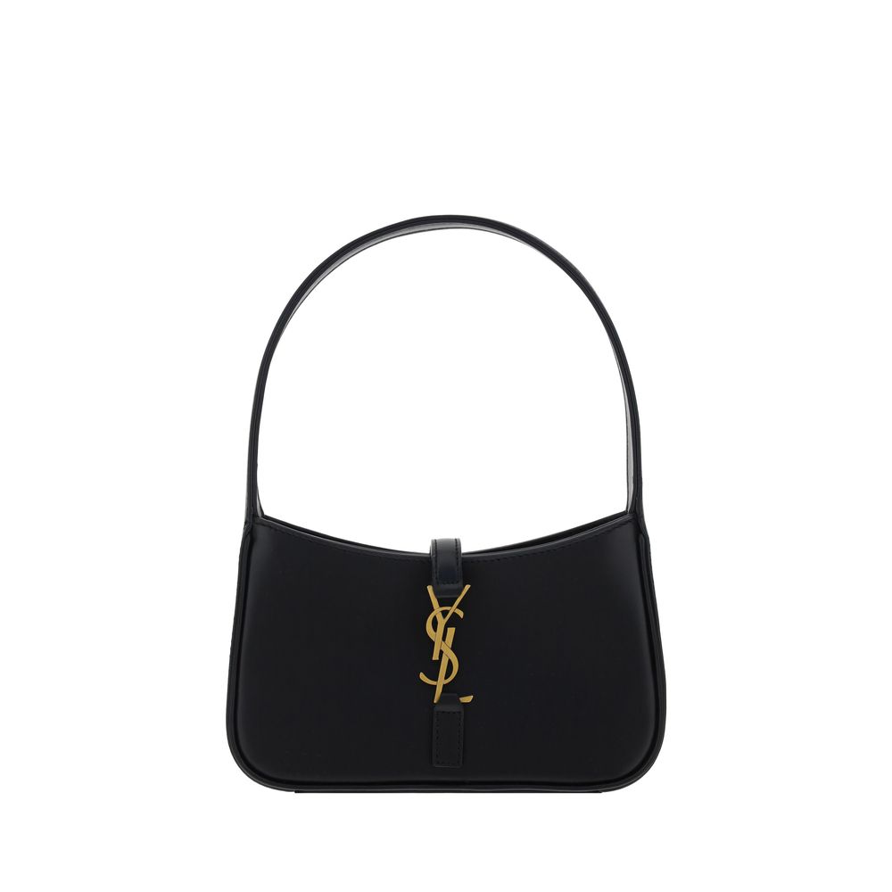 Saint Laurent Le 5 à 7 mini leather hobo bag - Black